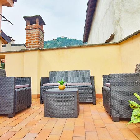 King Como Lake Center 9 Posti Letto- Grande Terrazza - 2 Bagni Privati Kültér fotó