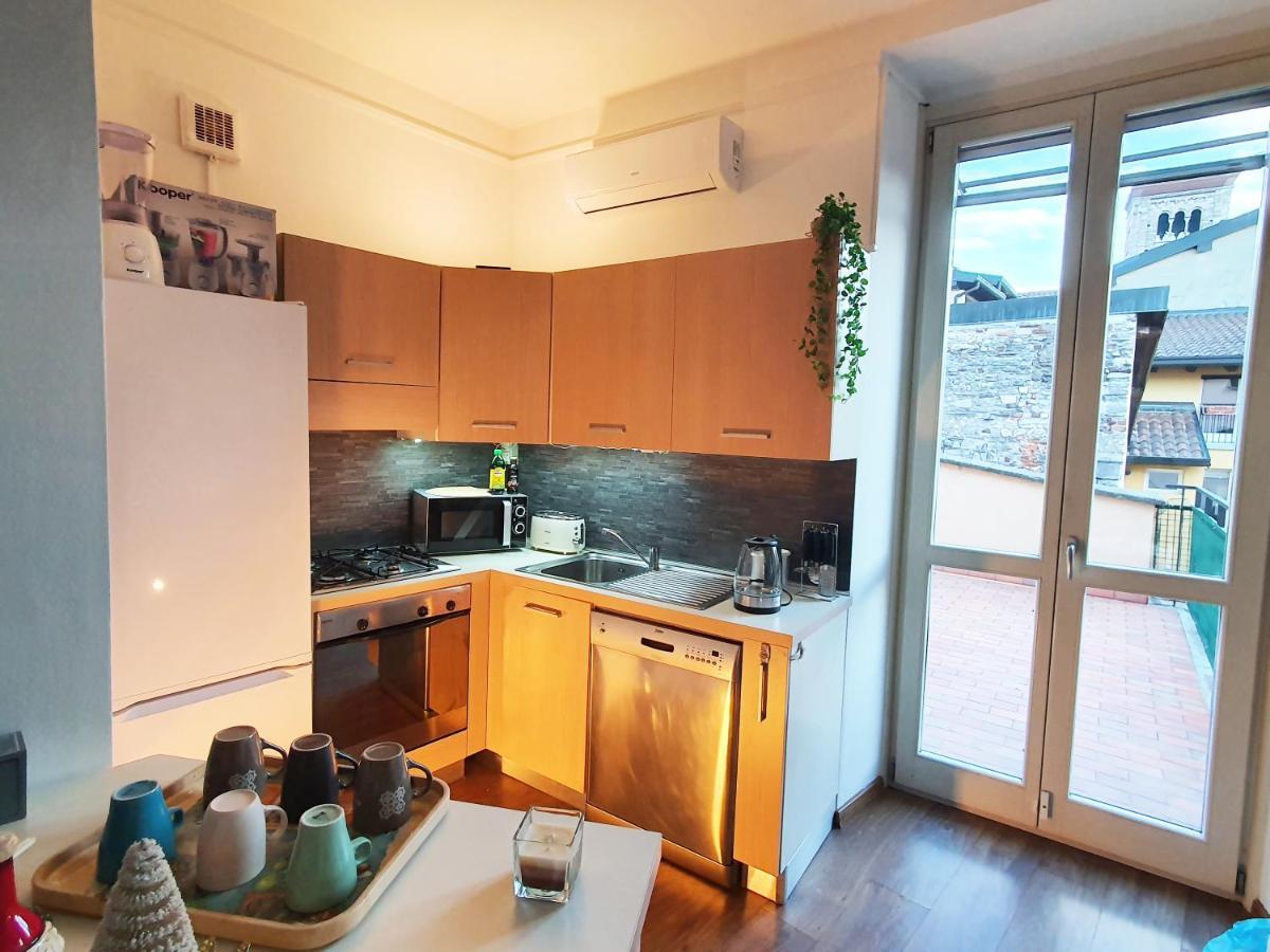 King Como Lake Center 9 Posti Letto- Grande Terrazza - 2 Bagni Privati Kültér fotó